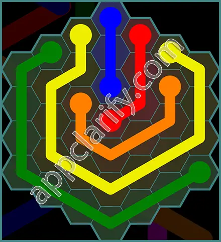 Flow Free: Hexes 7x7 Mania Pack Level 63 Solutions