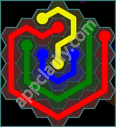 Flow Free: Hexes 7x7 Mania Pack Level 65 Solutions