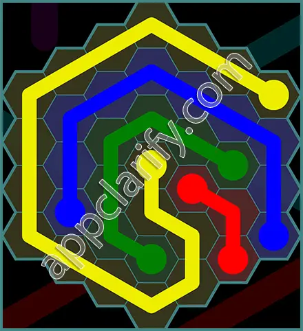 Flow Free: Hexes 7x7 Mania Pack Level 69 Solutions