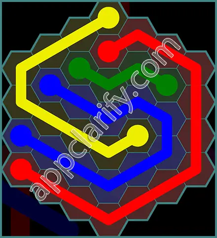Flow Free: Hexes 7x7 Mania Pack Level 75 Solutions