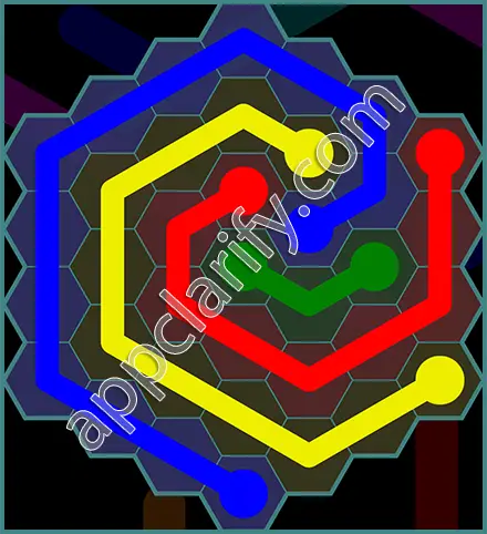 Flow Free: Hexes 7x7 Mania Pack Level 77 Solutions