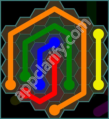 Flow Free: Hexes 7x7 Mania Pack Level 81 Solutions
