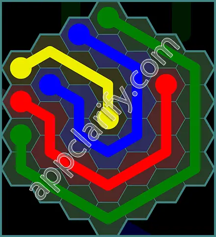 Flow Free: Hexes 7x7 Mania Pack Level 83 Solutions