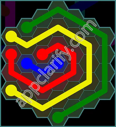 Flow Free: Hexes 7x7 Mania Pack Level 87 Solutions