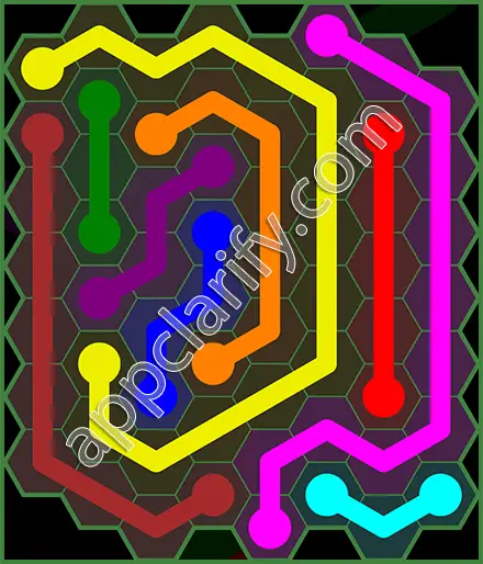 Flow Free: Hexes 8x8 Mania Pack Level 103 Solutions