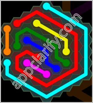 Flow Free: Hexes 9x9 Mania Pack Level 10 Solutions