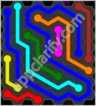 Flow Free: Hexes 9x9 Mania Pack Level 102 Solutions