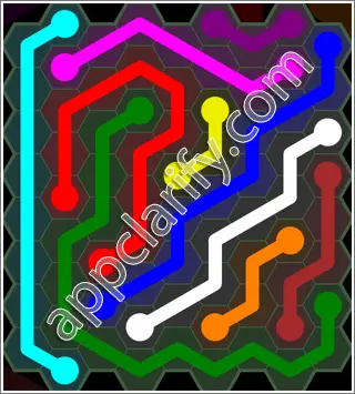 Flow Free: Hexes 9x9 Mania Pack Level 103 Solutions