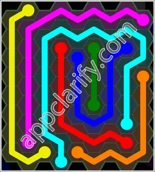 Flow Free: Hexes 9x9 Mania Pack Level 107 Solutions