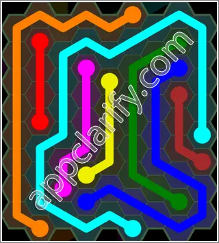 Flow Free: Hexes 9x9 Mania Pack Level 108 Solutions