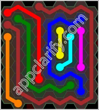 Flow Free: Hexes 9x9 Mania Pack Level 110 Solutions