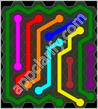 Flow Free: Hexes 9x9 Mania Pack Level 112 Solutions