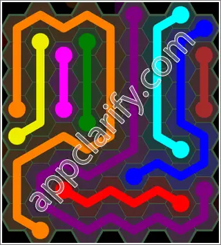 Flow Free: Hexes 9x9 Mania Pack Level 114 Solutions