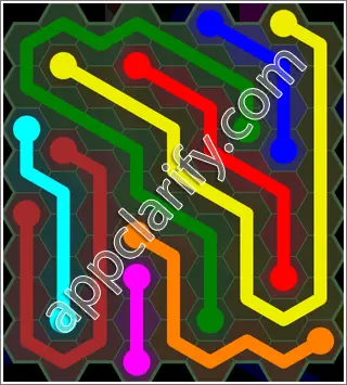 Flow Free: Hexes 9x9 Mania Pack Level 117 Solutions