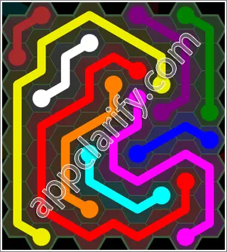 Flow Free: Hexes 9x9 Mania Pack Level 119 Solutions