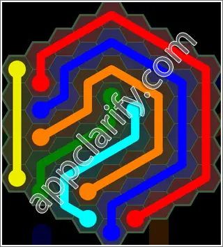 Flow Free: Hexes 9x9 Mania Pack Level 12 Solutions