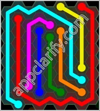 Flow Free: Hexes 9x9 Mania Pack Level 120 Solutions
