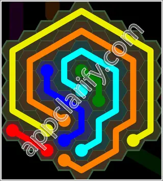 Flow Free: Hexes 9x9 Mania Pack Level 122 Solutions