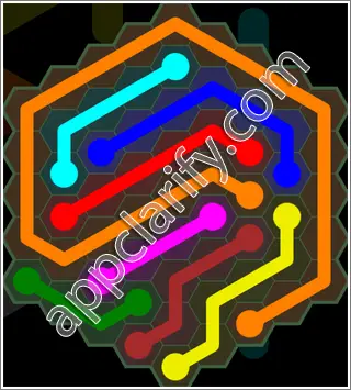 Flow Free: Hexes 9x9 Mania Pack Level 125 Solutions