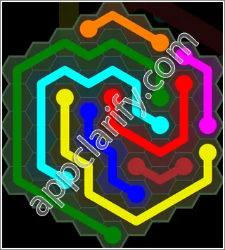 Flow Free: Hexes 9x9 Mania Pack Level 126 Solutions