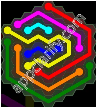 Flow Free: Hexes 9x9 Mania Pack Level 127 Solutions