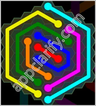 Flow Free: Hexes 9x9 Mania Pack Level 129 Solutions