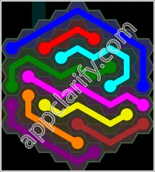Flow Free: Hexes 9x9 Mania Pack Level 130 Solutions