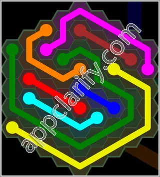 Flow Free: Hexes 9x9 Mania Pack Level 131 Solutions
