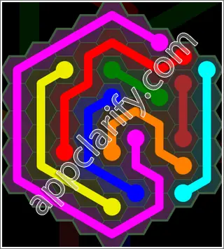 Flow Free: Hexes 9x9 Mania Pack Level 133 Solutions