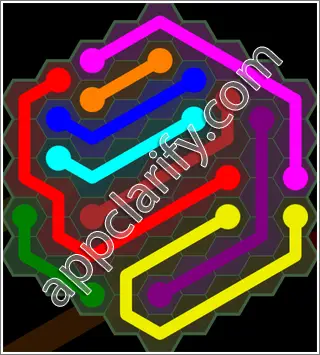 Flow Free: Hexes 9x9 Mania Pack Level 135 Solutions