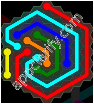 Flow Free: Hexes 9x9 Mania Pack Level 137 Solutions