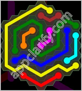 Flow Free: Hexes 9x9 Mania Pack Level 138 Solutions