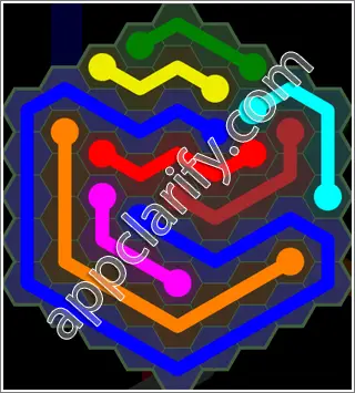 Flow Free: Hexes 9x9 Mania Pack Level 14 Solutions