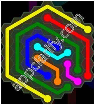Flow Free: Hexes 9x9 Mania Pack Level 140 Solutions