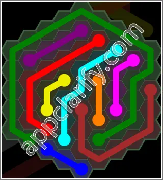Flow Free: Hexes 9x9 Mania Pack Level 142 Solutions