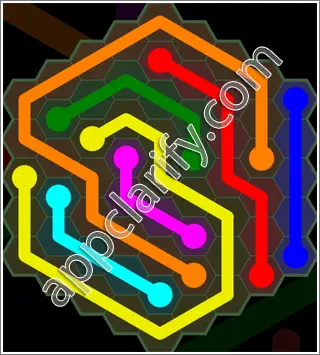 Flow Free: Hexes 9x9 Mania Pack Level 144 Solutions
