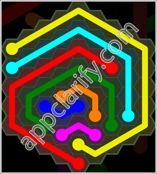 Flow Free: Hexes 9x9 Mania Pack Level 145 Solutions