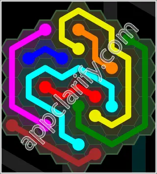 Flow Free: Hexes 9x9 Mania Pack Level 148 Solutions