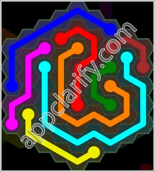 Flow Free: Hexes 9x9 Mania Pack Level 15 Solutions