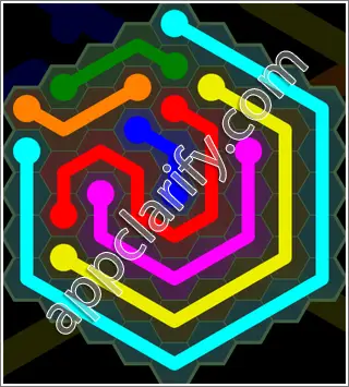 Flow Free: Hexes 9x9 Mania Pack Level 150 Solutions