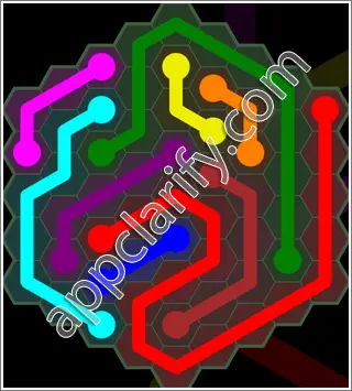 Flow Free: Hexes 9x9 Mania Pack Level 16 Solutions