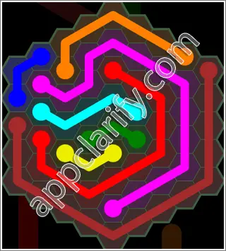 Flow Free: Hexes 9x9 Mania Pack Level 20 Solutions