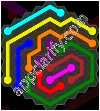 Flow Free: Hexes 9x9 Mania Pack Level 22 Solutions
