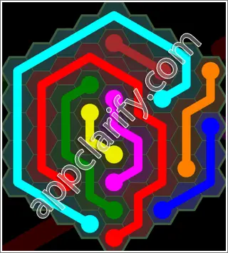 Flow Free: Hexes 9x9 Mania Pack Level 23 Solutions