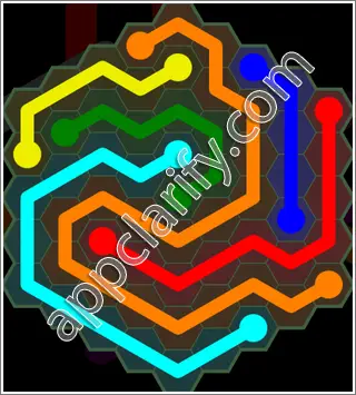 Flow Free: Hexes 9x9 Mania Pack Level 27 Solutions
