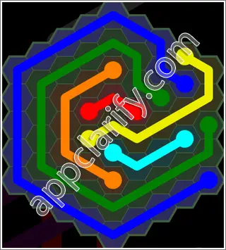 Flow Free: Hexes 9x9 Mania Pack Level 28 Solutions