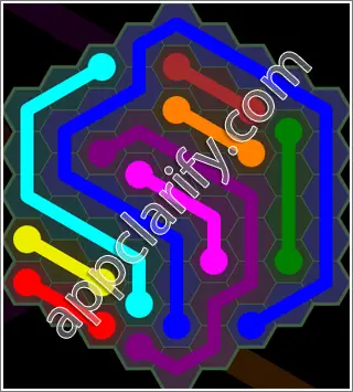 Flow Free: Hexes 9x9 Mania Pack Level 29 Solutions