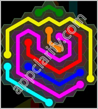 Flow Free: Hexes 9x9 Mania Pack Level 30 Solutions