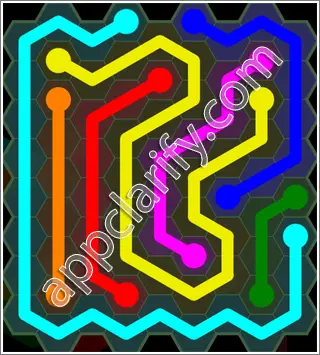 Flow Free: Hexes 9x9 Mania Pack Level 35 Solutions