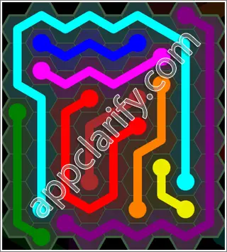Flow Free: Hexes 9x9 Mania Pack Level 36 Solutions